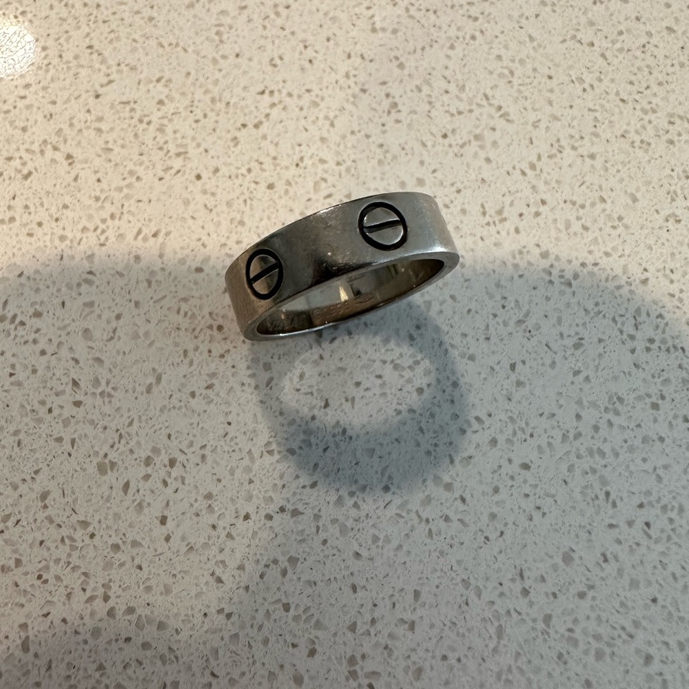 Cartier love ring size 54 US 6.75/7